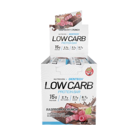 Barras Proteicas Low Carb Sabor Raspberry X10 Unidades