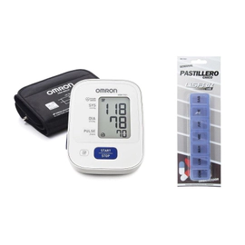 Tensiómetro Omron Hem-7121 Digital De Brazo + Pastillero Semanal