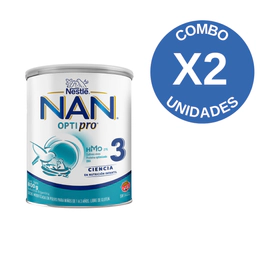 Combo X2 Nan 3 Infantil 800g