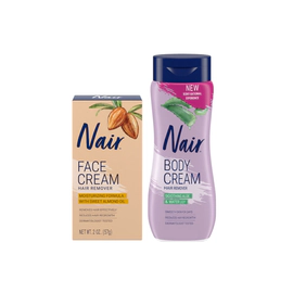 Crema Hidratante depilación Facial + Corporal Depilatoria Aloe