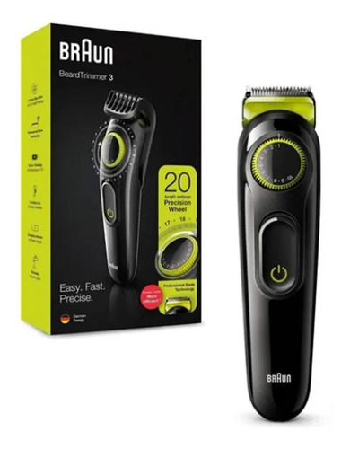 Recortadora Cortabarba Braun Recorta Barba Braun BT3221 Beard
