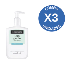 Combo X3 Ultra Gentle Gel De Limpieza Facial 354Ml