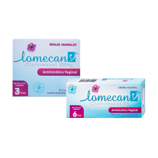Lomecan vulo Vaginal X3 Unidades + Crema Vaginal X35g | SelmaDigital