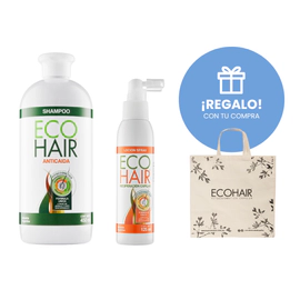 Shampoo Anticaída 450ml + Loción Crecimiento 125Ml+ Tote Bag de Regalo