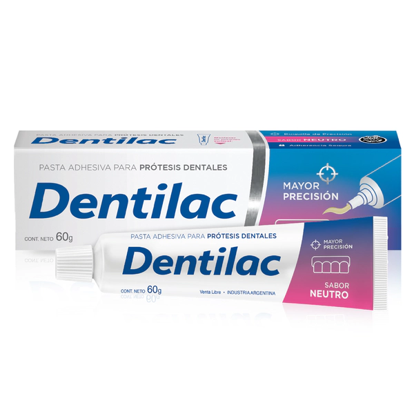 Dentilac Adhesivo Sabor Neutro X 60 Gramos
