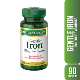 Hierro Gentle Iron 28 Mg x 90 Cápsulas