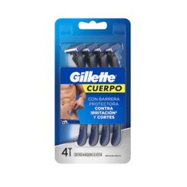 Máquina Afeitar Desechable Cuerpo X4 Unidades
