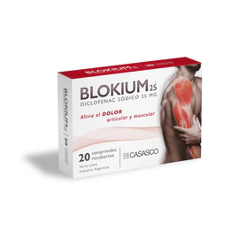 Blokium Antiinflamatorio X20 comprimidos