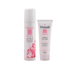 Combo Viasek Gel Hidratante Vaginal 40 ml + Espuma de Higiene PH 6,8