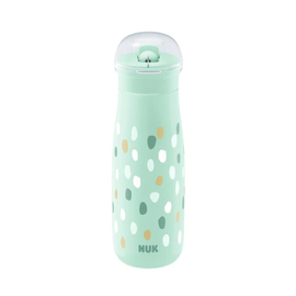 Botella Infantil Mini-Me Flip Verde Lunares 450Ml