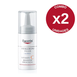 Combo  X2 Sérum Antiedad HYALURON-FILLER + 3x Effect Vitaminc C Booster 8 Ml
