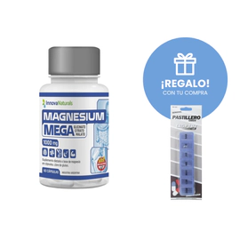 Magnesio Mega 1000mg x60 + Pastillero