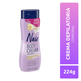 Crema Corporal Depilatoria con Leche de Avena y Vainilla X224g