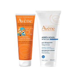 Combo Protector Solar Leche Niños SPF 50 + Crema Post Solar Reparadora