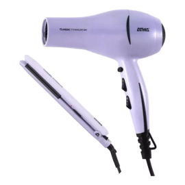 Set Beauty Planchita De Pelo Ck4020p + Secador Titanium