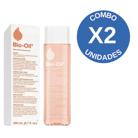 Combo X2 Bio Oil Cicatrices Estrías Manchas 200ml