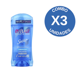 Combo X3 Antitranspirante Gel Barra Completely Clean 73gr