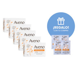 Combo X5 Jabón Compuesto Piel Sensible+ 4 Sachets Shampoo Infantil 8ml Regalo