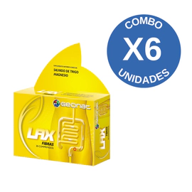 Combo X6 Lax Fibras 30 Comprimidos