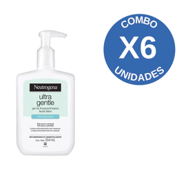 Combo X6 Ultra Gentle Gel De Limpieza Facial 354Ml
