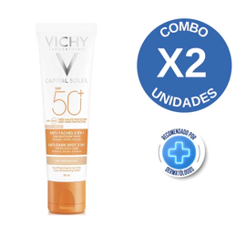 Combo X2 Capital Soleil Fps50 Cuidado Anti-Manchas Con Color 50 Ml