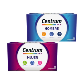 Combo Centrum Mujer X 60 + Centrum Hombre X 60