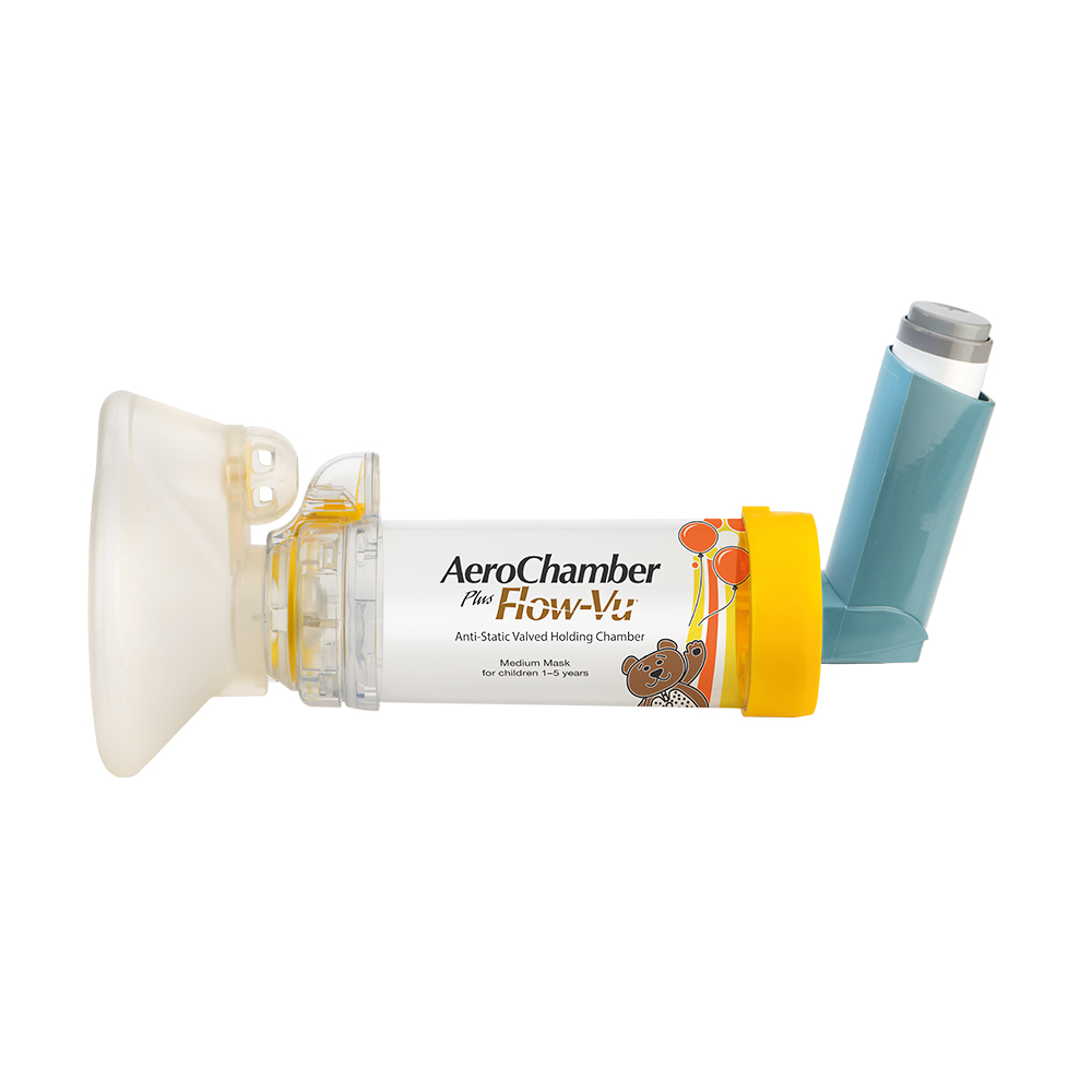 Aerocamara AeroChamber ACH06 Mascarilla Mediana (1-5 años) | SelmaDigital, image size:1000x1000