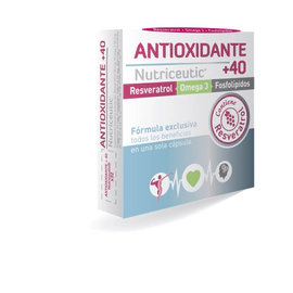 Antioxidante +40 Resveratrol + Omega 3