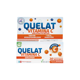 Quelat Vitamina C Quelatada Ph Neutro X 30 Compr. Masticables