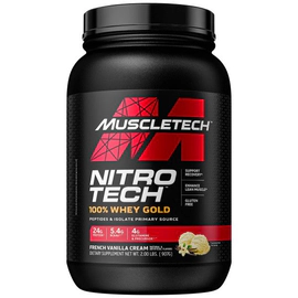 Nitro Tech Whey Gold Vainilla X2Lbs