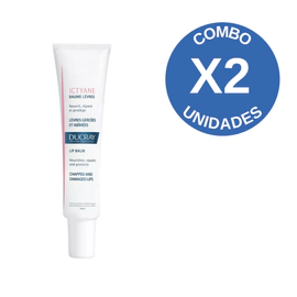 Combo X2 Ictyane Crema Balsamo Para Labios 15 Ml