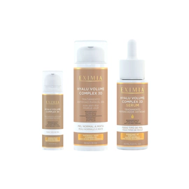 Combo Hyalu Volume Complex 3d Serum + Crema Piel Mixta + Contorno de Ojos