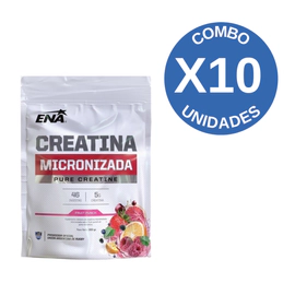 Combo X10 Sport Creatina Micronizada Pura Fruit Punch 300g
