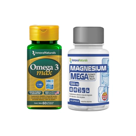 Combo Omega 3 Max + Magnesio Mega 1000 x60 comprimidos
