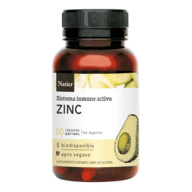 Natier Zinc Concentrado X50 Cápsulas