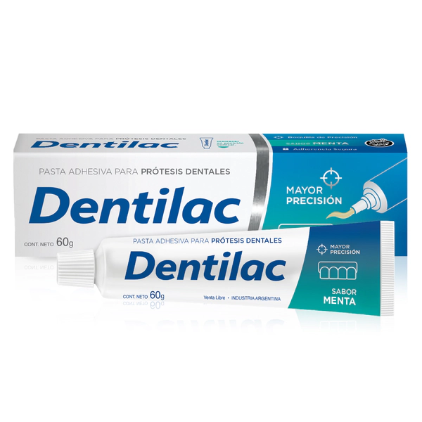 Dentilac Adhesivo Sabor Menta X 60 Gramos