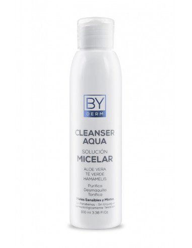 By Derm Cleanser Aqua Solución Micelar Piel Sensible 100 Ml