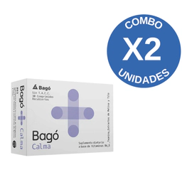 Combo X2 Calma Suplemento Dietario 30 Comprimidos