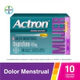 Actron Mujer Forte Ibuprofeno 400mg x 10 Cápsulas Blandas