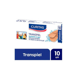 Apósitos Adhesivos Curitas Transpiel Resistentes Al Agua 24 Cajas X 10 U