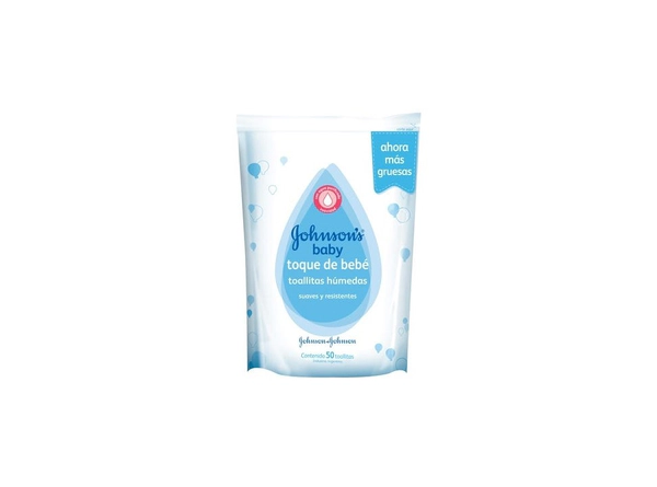 Toallas Húmedas Johnson Baby Bebe +gruesas x50un