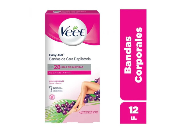Banda Depilatoria Veet Piel Normal x12uni