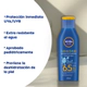 Protector solar NIVEA SUN Babies & Kids FPS 65 x 200 ml