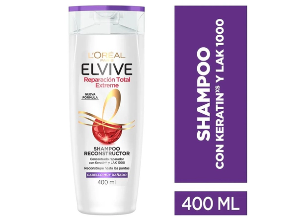 Shampoo Elvive Reparación Total Extreme x400ml