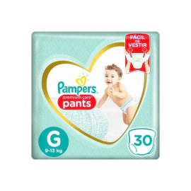 Pañales Pampers Premium Pants Grande 30 Un