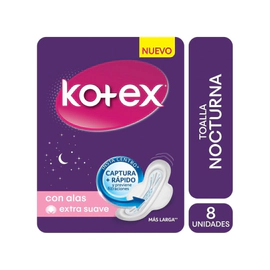 Toallita Nocturna C/Alas 8 U