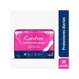 Protectores Diarios Carefree Longs Con Perfume X20Un