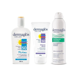 Dermaglós Combo Protección Solar + Hidratación Inmediata