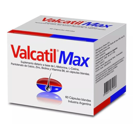 Valcatil Max Caida Del Cabello Panalab 60 Capsulas Blandas