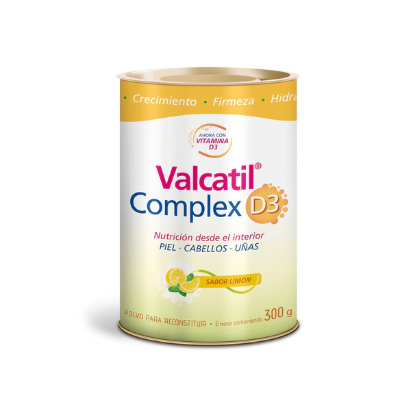 Valcatil Complex D3 Nutricion Piel Cabello Sabor Limón 300g